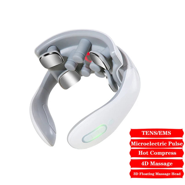 Cervical Vertebra Health Care Vibrator Heating Compress Massage
