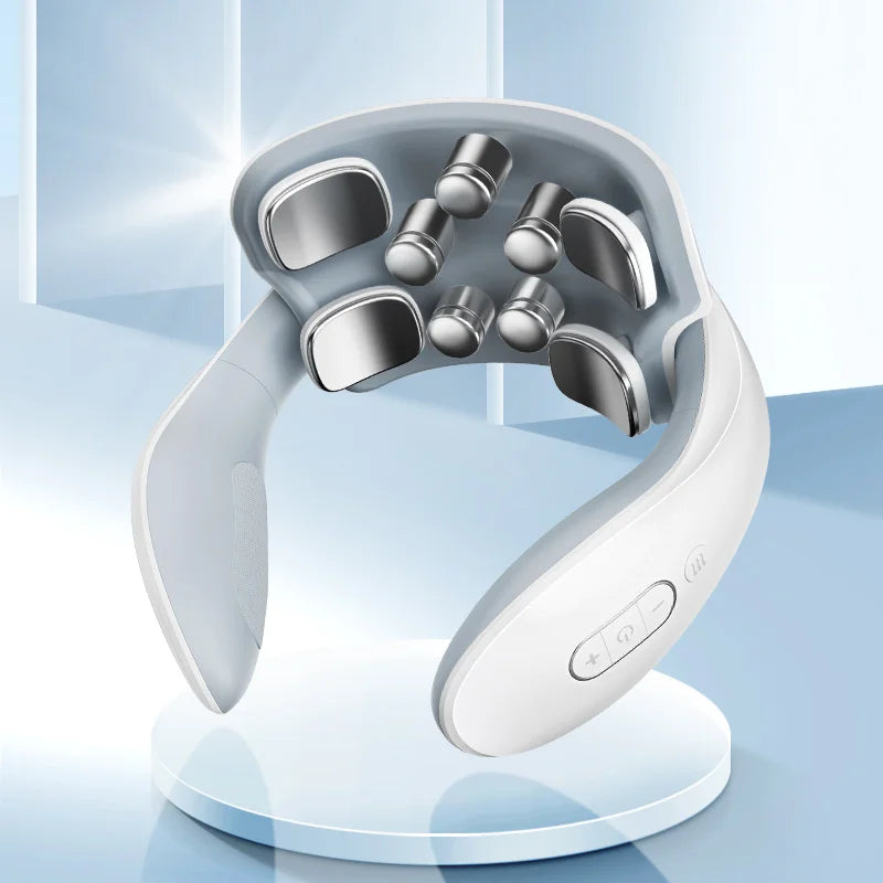 Cervical Vertebra Health Care Vibrator Heating Compress Massage